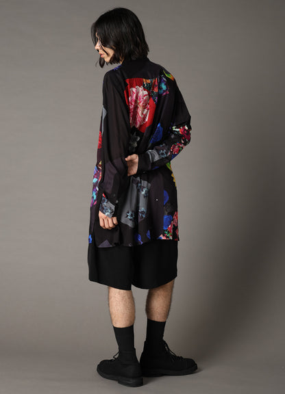 CREPE de CHINE PLEATED SHORTS