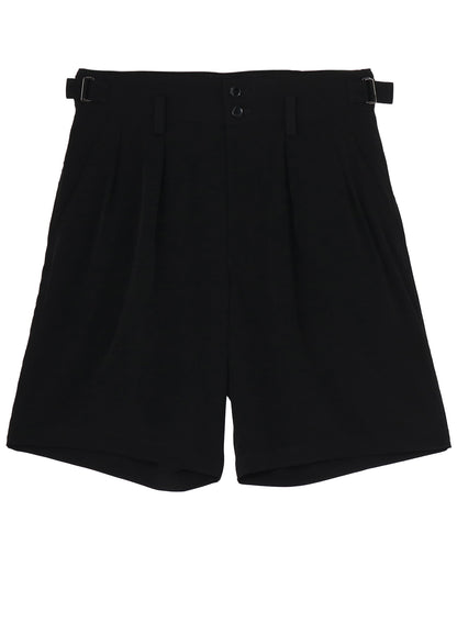 CREPE de CHINE PLEATED SHORTS