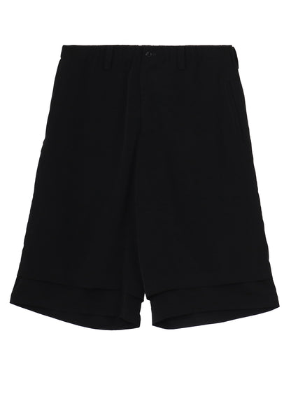 CREPE de CHINE DOUBLE LAYER HALF PANTS