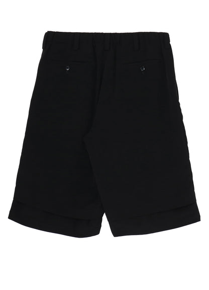 CREPE de CHINE DOUBLE LAYER HALF PANTS