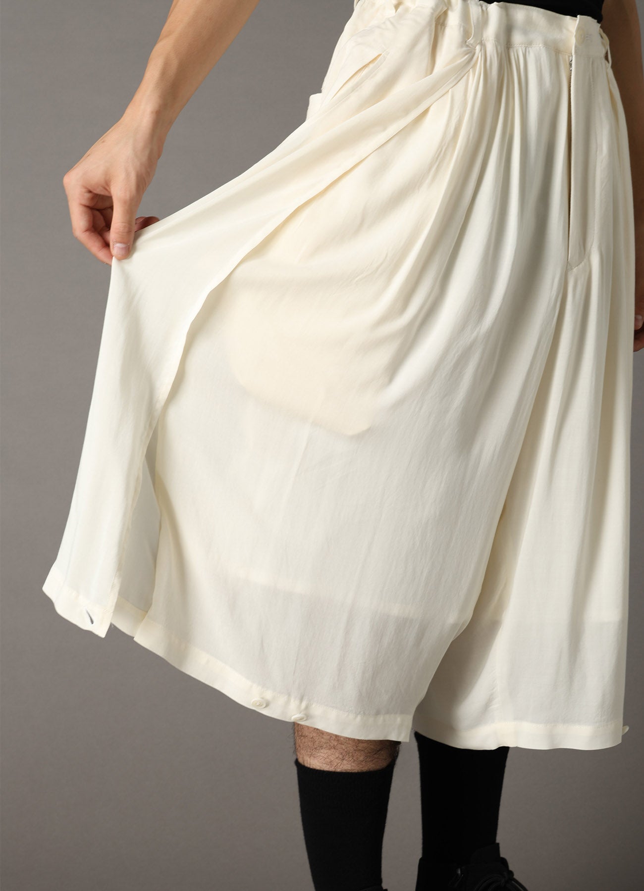 NYJYO  オーダーボトム SPUNLAWN HALF PANTS – THE SHOP YOHJI YAMAMOTO