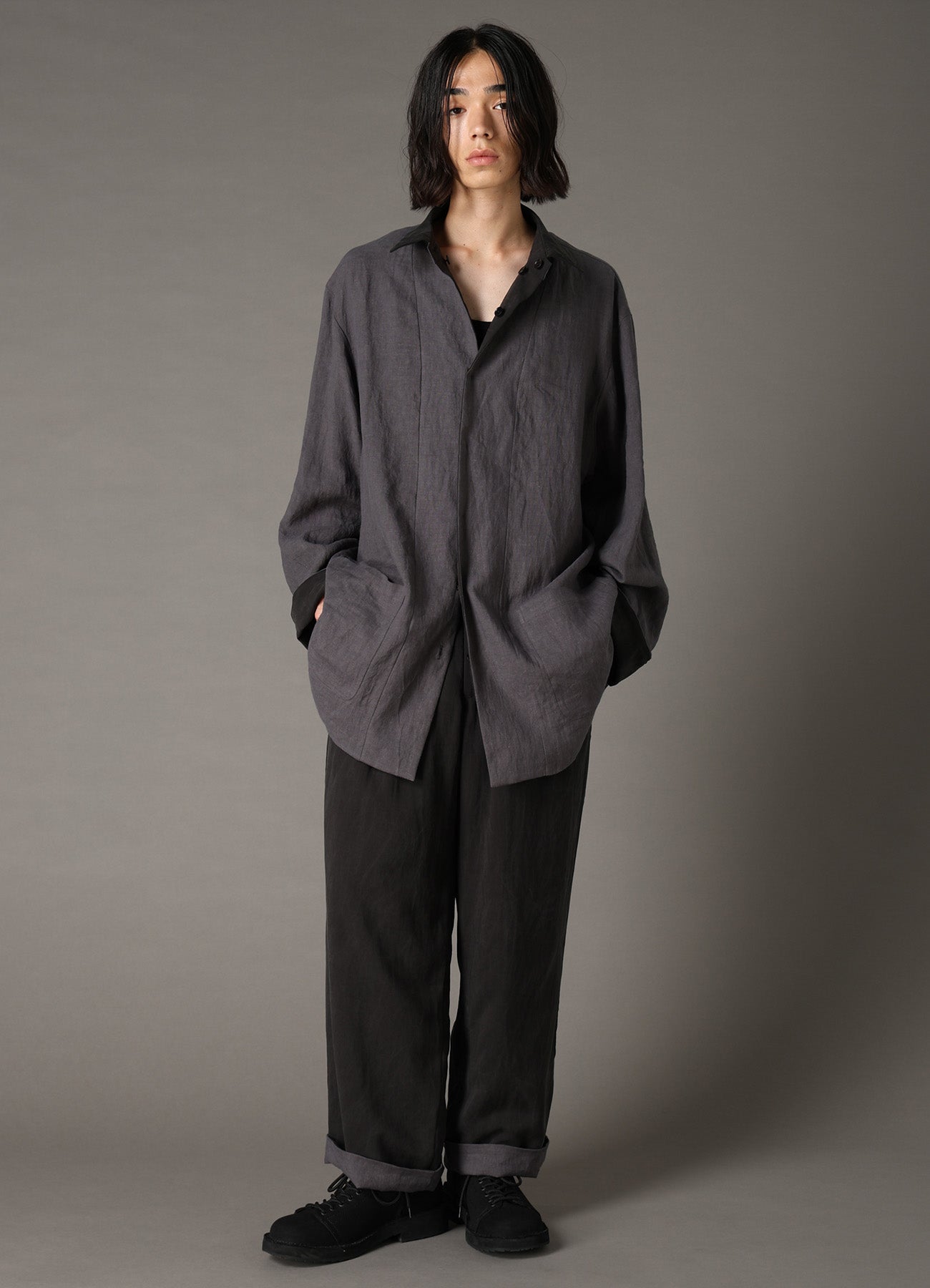 REVERSIBLE SUSPENDER PANTS