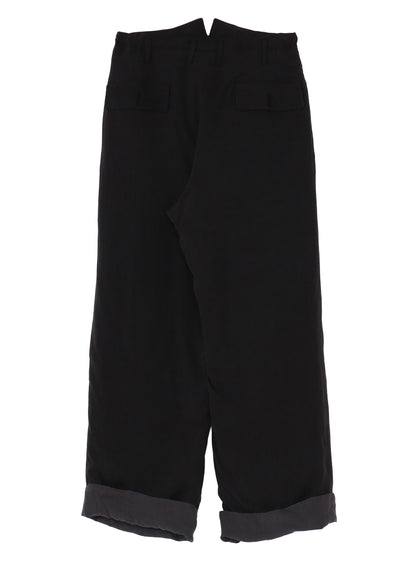 REVERSIBLE SUSPENDER PANTS
