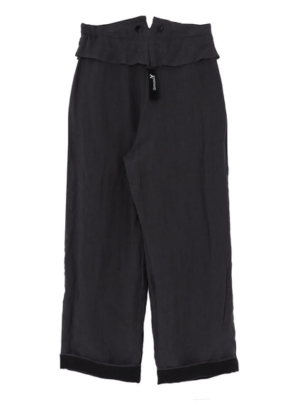 REVERSIBLE SUSPENDER PANTS