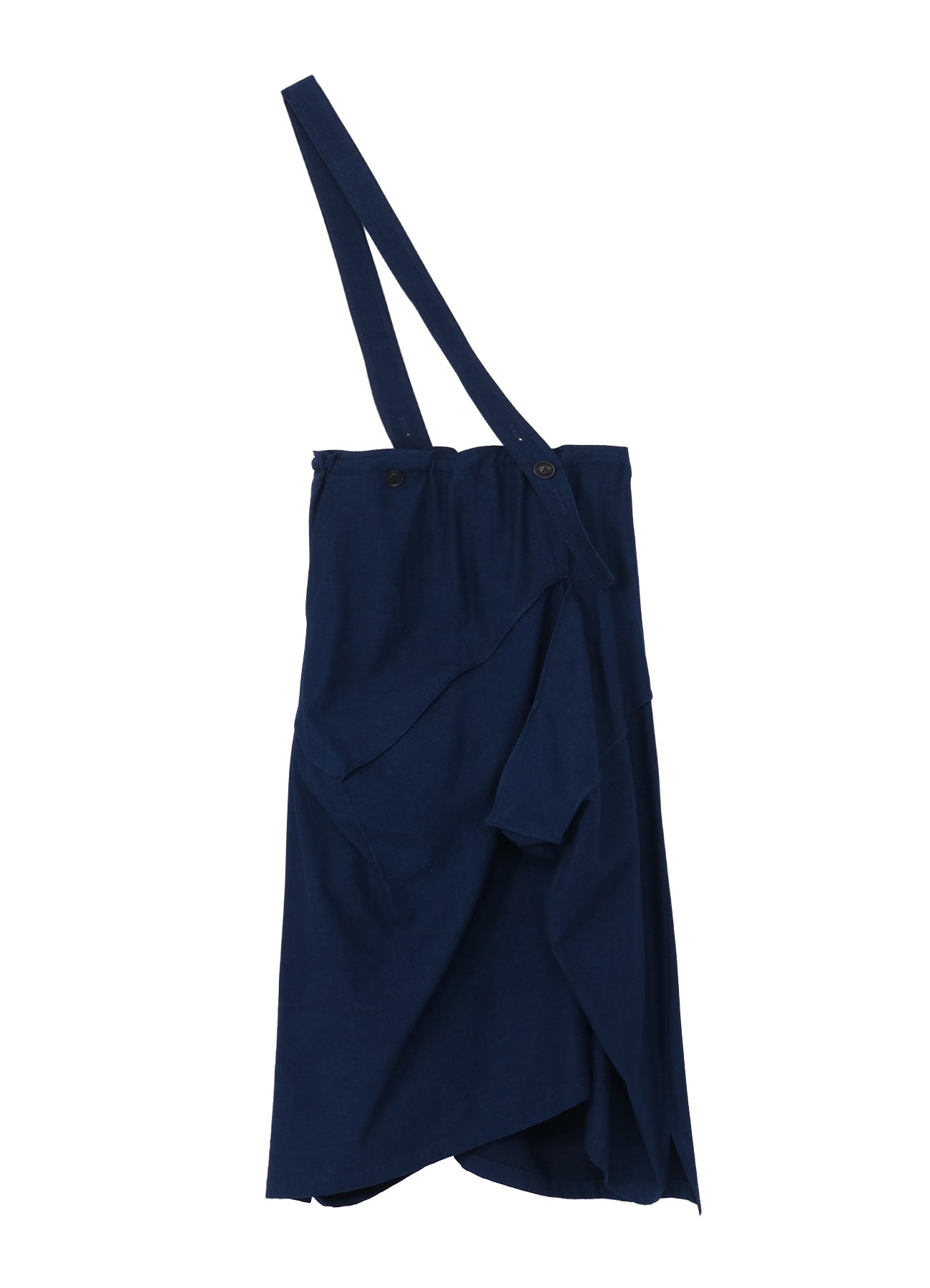 COTTON INDIGO TWILL SQUARE SKIRT – THE SHOP YOHJI YAMAMOTO