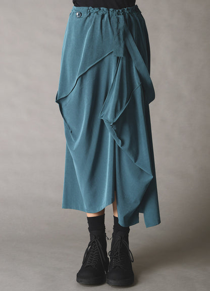 CREPE de CHINE SQUARE SKIRT