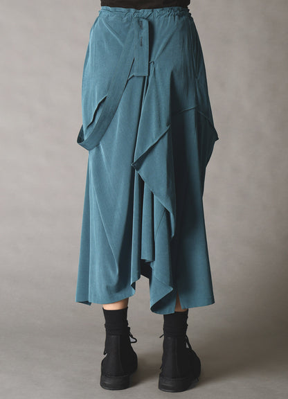 CREPE de CHINE SQUARE SKIRT