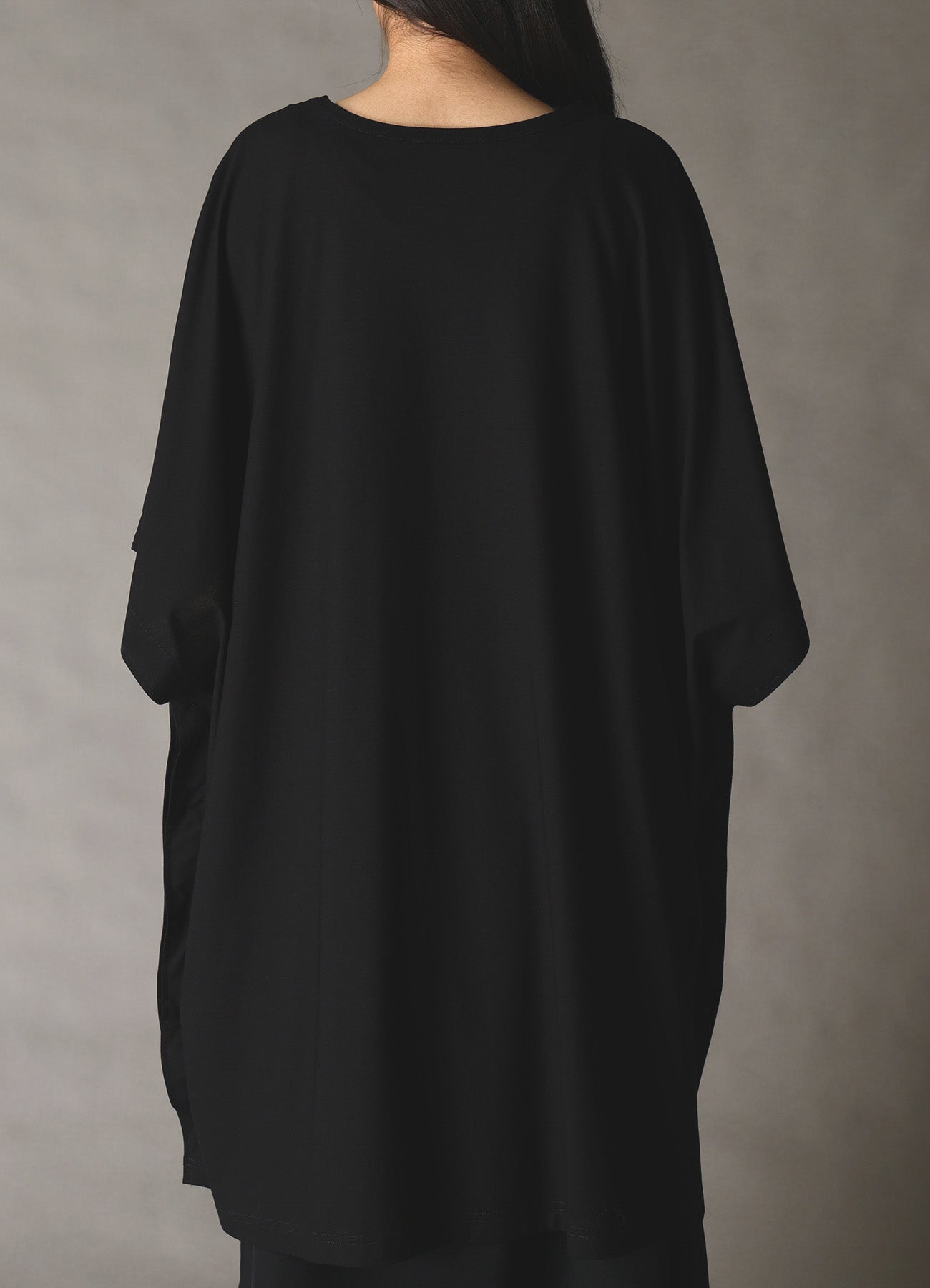 30 HARD TWIST STRETCH JERSEY SIDE BUTTON BIG T-SHIRT