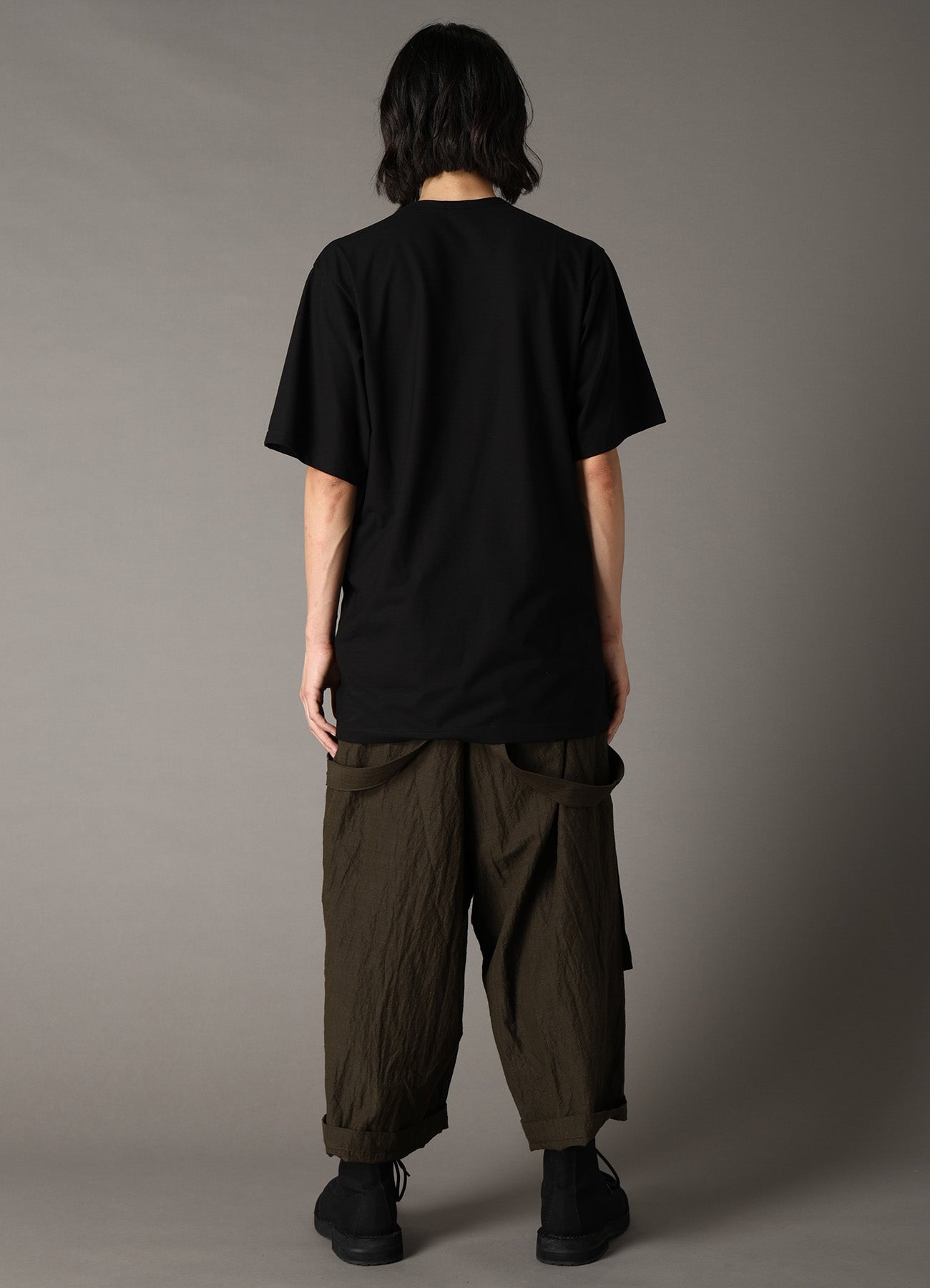 30 HARD TWIST STRETCH JERSEY LAYERED SHORT SLEEVE T-SHIRT