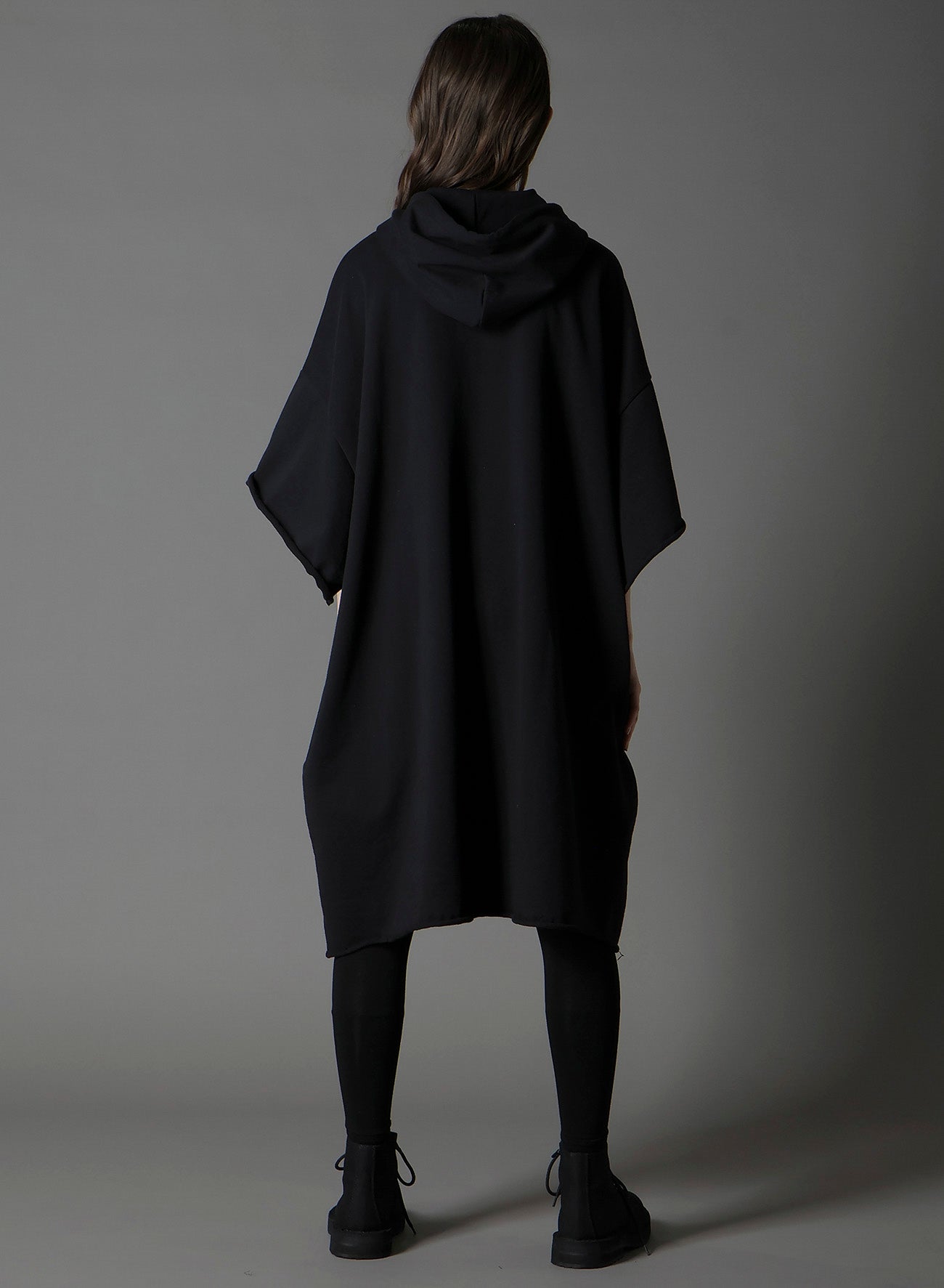 40/20 MINI FLEECE LONG HOODIE W/CHEST POCKET