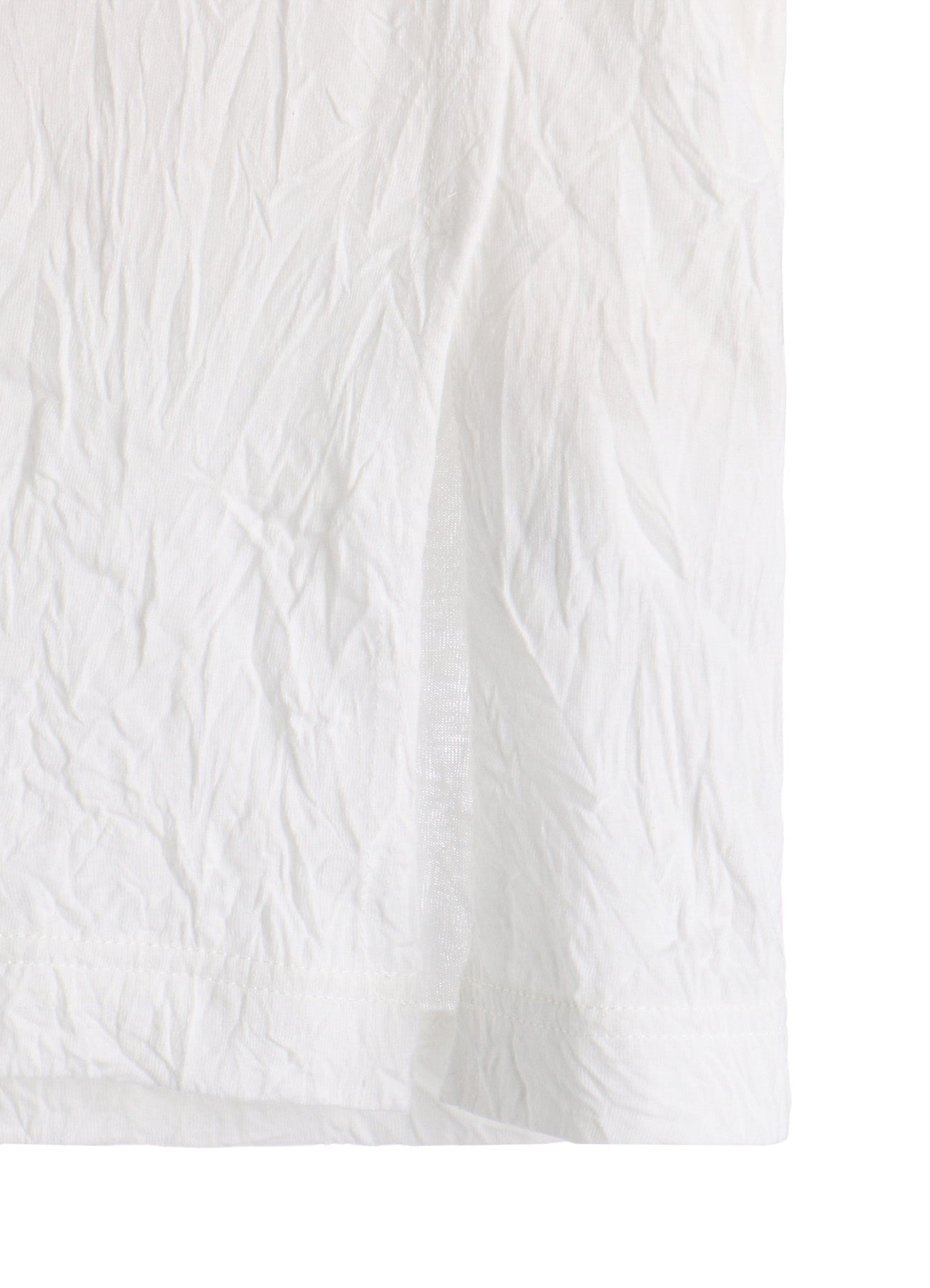 CATCH WASHER WRINKLE JERSEY MIX T-SHIRT