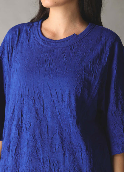 CATCH WASHER WRINKLE JERSEY MIX T-SHIRT