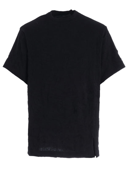 CATCH WASHER WRINKLE JERSEY MIX T-SHIRT