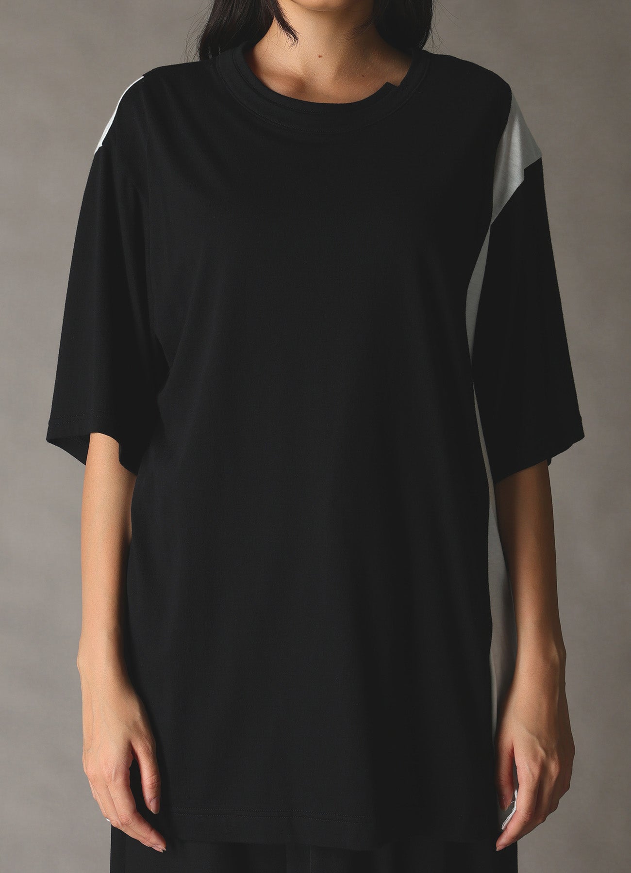 COMBINATION JERSEY MIX T-SHIRT – THE SHOP YOHJI YAMAMOTO