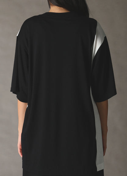 COMBINATION JERSEY MIX T-SHIRT