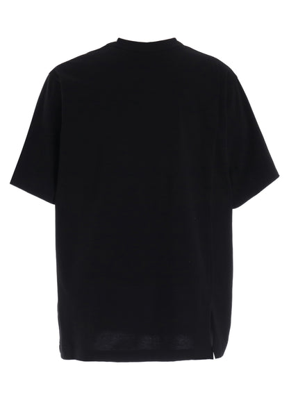 BLUE FLOWER PRINT SHORT SLEEVE T-SHIRT