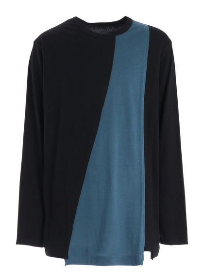 COMBINATION JERSEY LONG SLEEB T-SHIRT