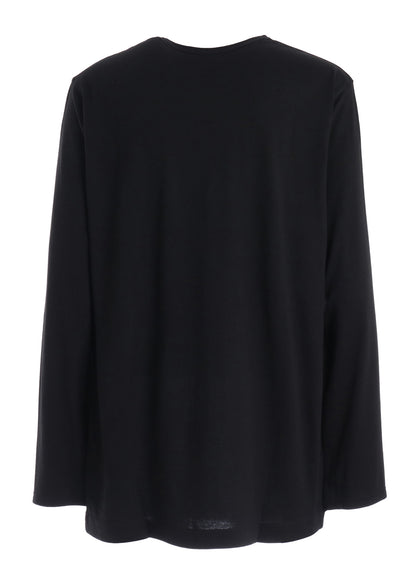 COMBINATION JERSEY LONG SLEEB T-SHIRT