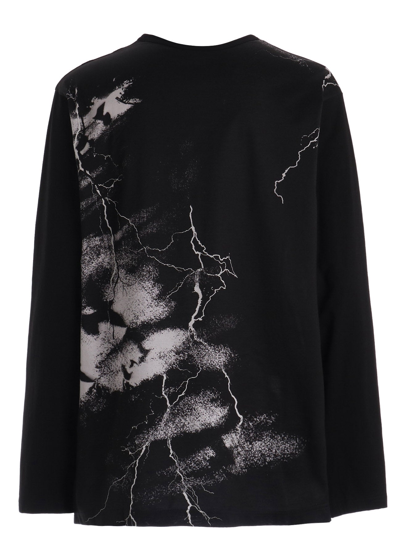 CROW PRINT COTTON JERSEY LONG SLEEVE T