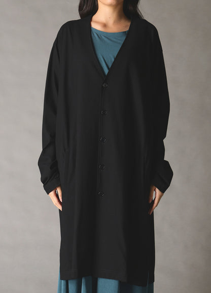 30 HARD TWIST STRETCH JERSEY LONG CARDIGAN