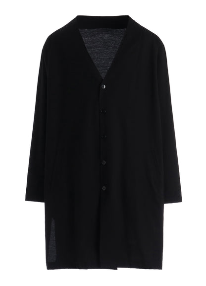 30 HARD TWIST STRETCH JERSEY LONG CARDIGAN