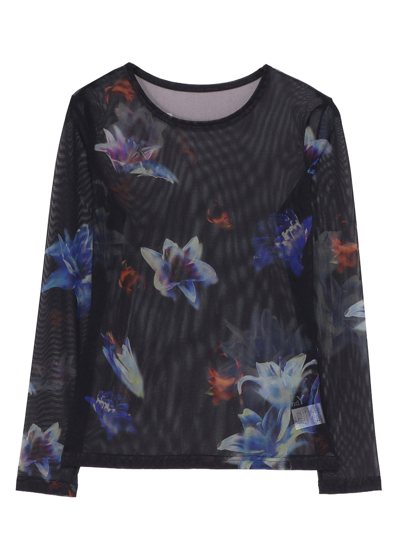 【1/16 10:00(JST) Release】LILY PATTERN SOFT TULLE LONG SLEEVE T