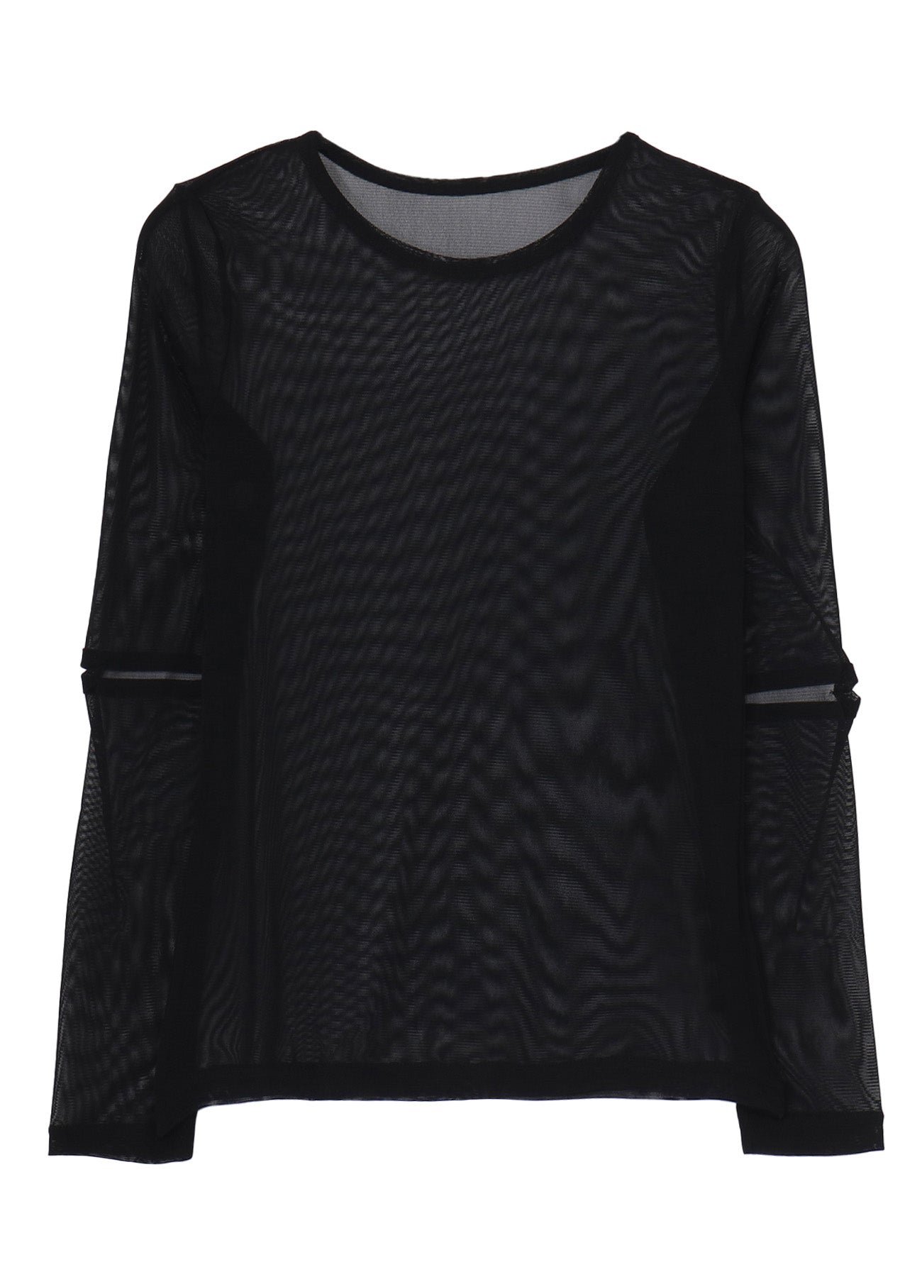 SOFT TULLE ELBOW CUT-OUT TOP