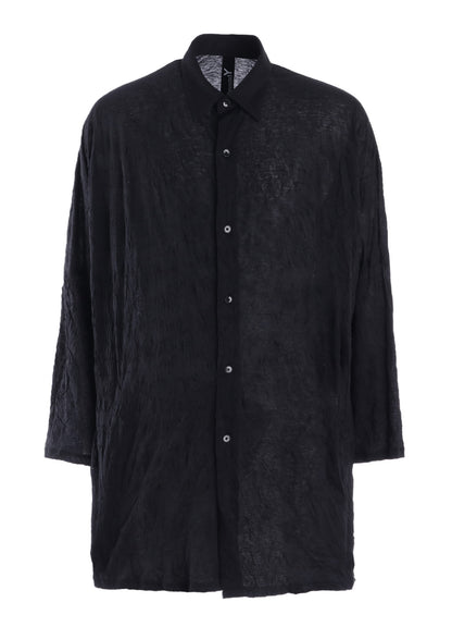 T/C WASHER JERSEY FRONT BUTTON SHIRT