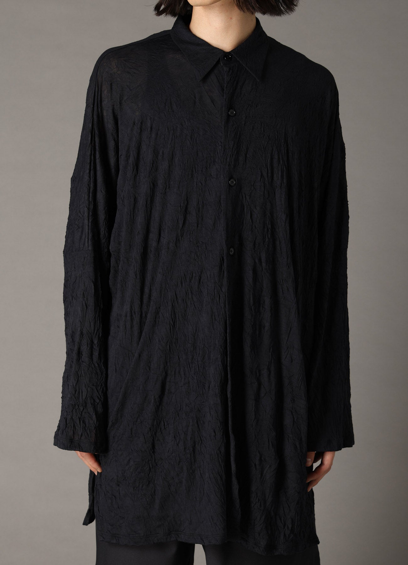 T/C WASHER JERSEY FRONT BUTTON SHIRT