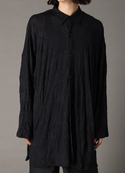 T/C WASHER JERSEY FRONT BUTTON SHIRT