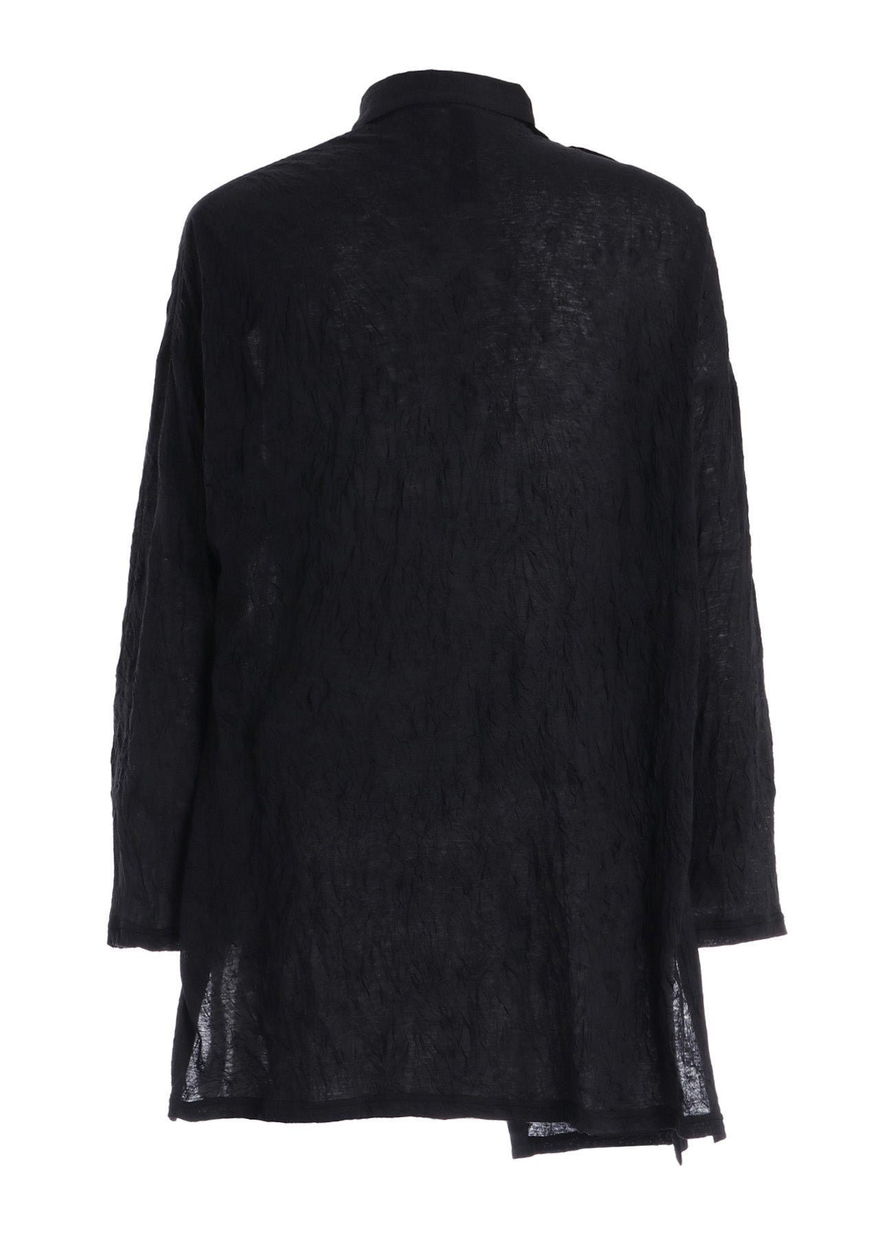 T/C WASHER JERSEY FRONT DRAPE SHIRT