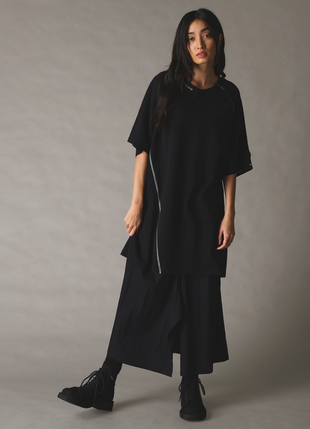 SLUB JERSEY RAGLAN SHORT-SLEEVE T-SHIRT – THE SHOP YOHJI YAMAMOTO