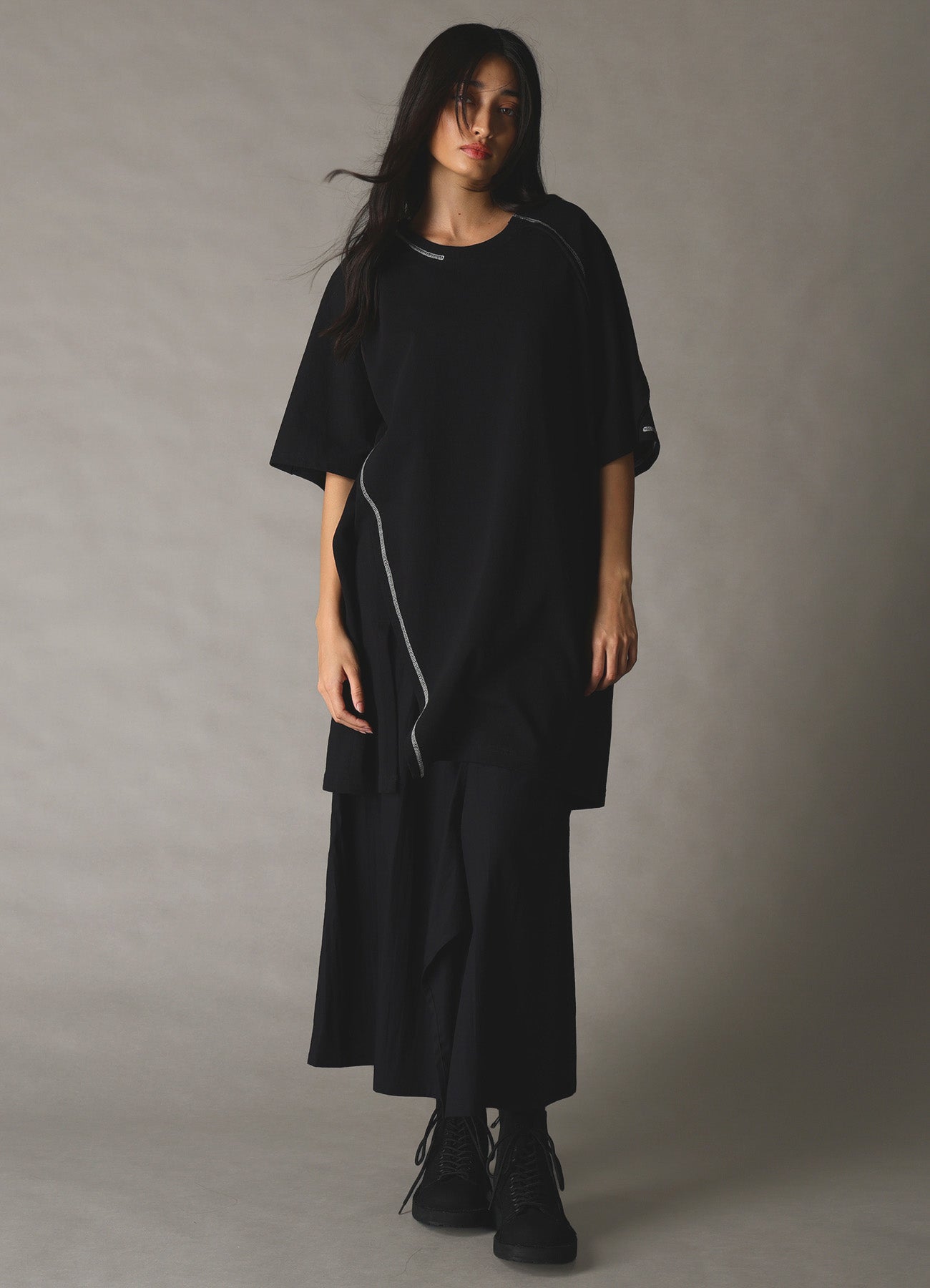 SLUB JERSEY RAGLAN SHORT-SLEEVE T-SHIRT