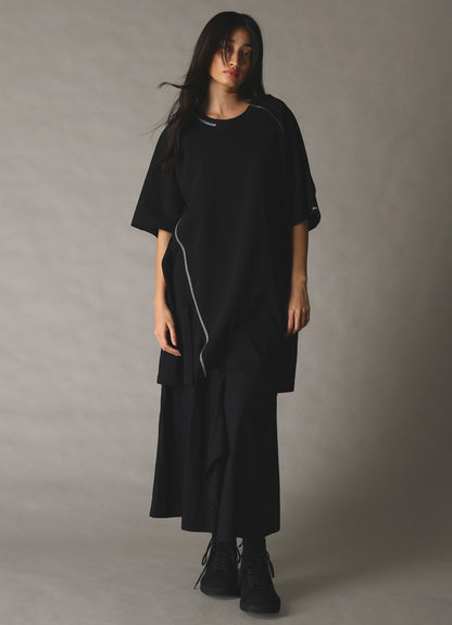 SLUB JERSEY RAGLAN SHORT-SLEEVE T-SHIRT