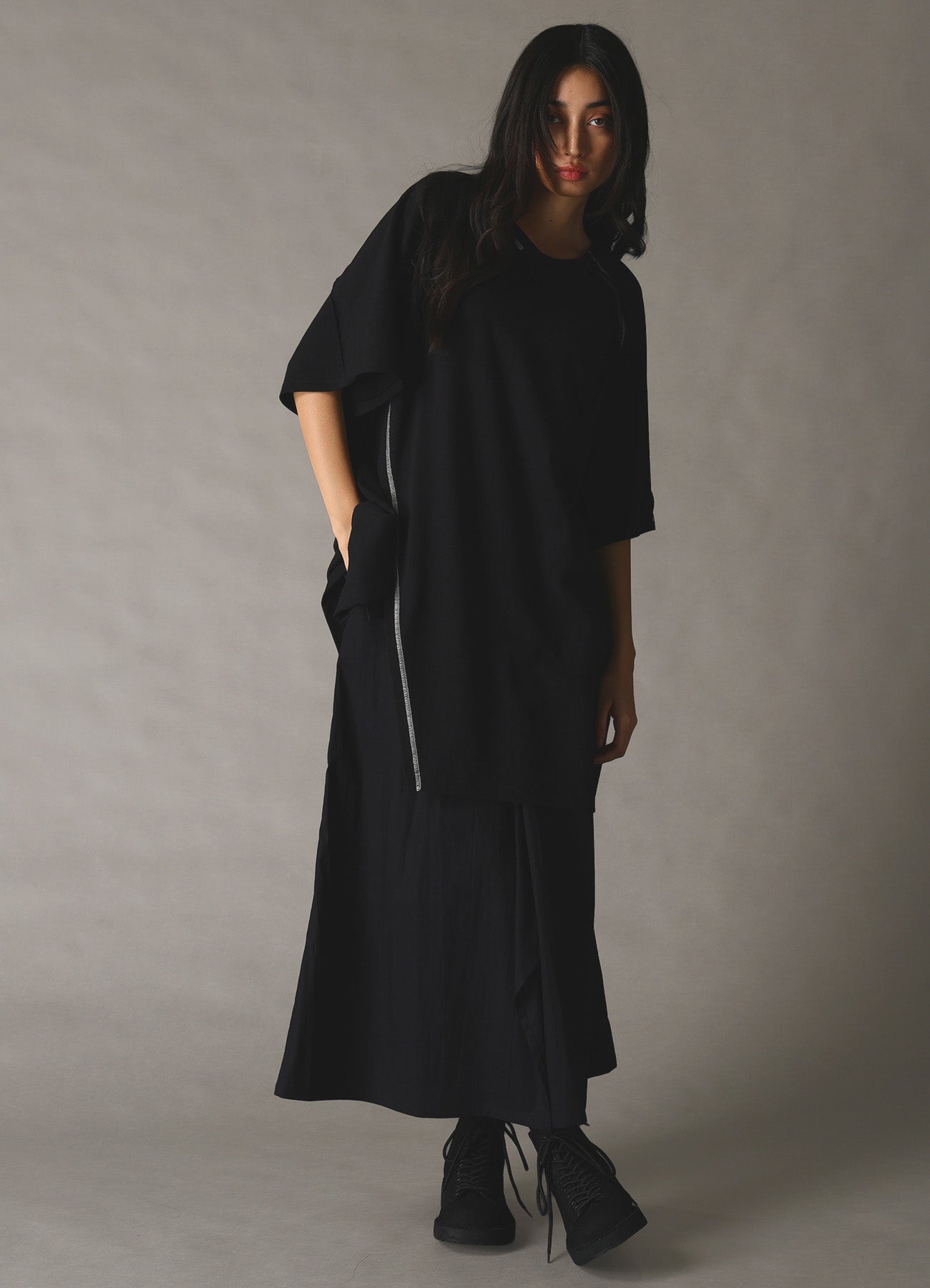 SLUB JERSEY RAGLAN SHORT-SLEEVE T-SHIRT