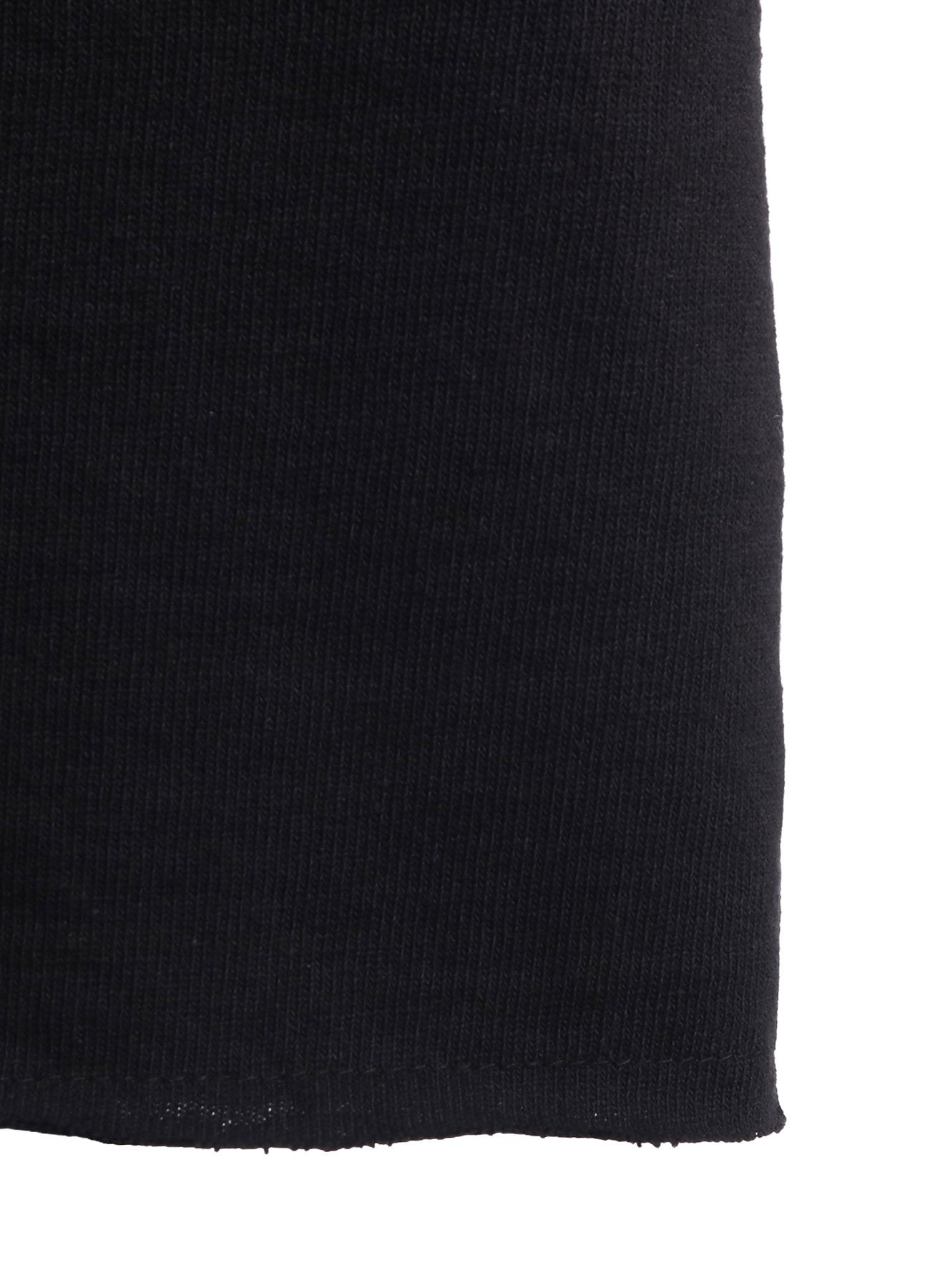 SLUB JERSEY LONG HOODIE WITH CHEST POCKET