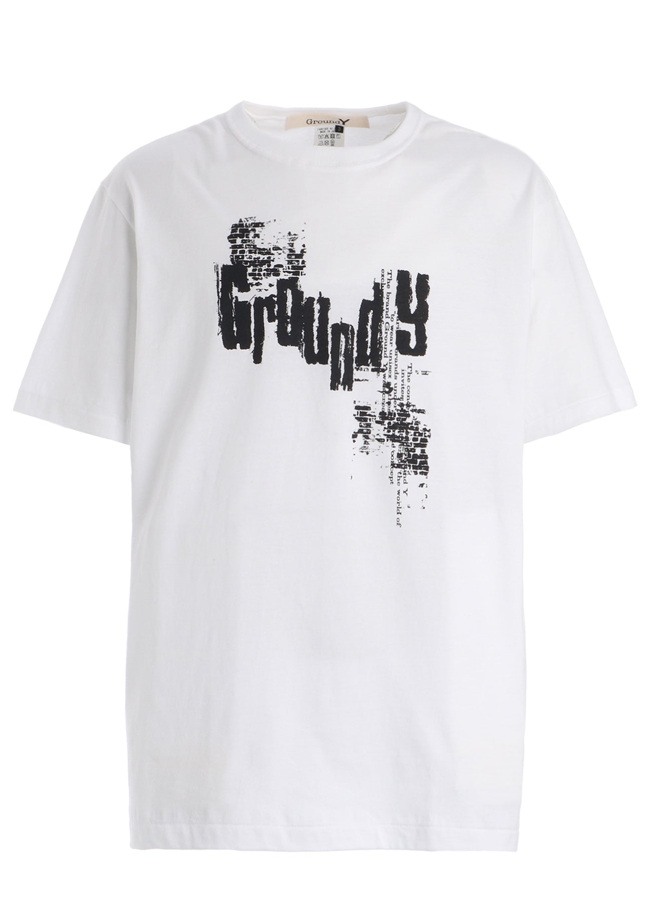 GLAY HISASHI yin and yang Tシャツ（ホワイト） JERSEY GY LOGO T-SHIRT – THE SHOP YOHJI YAMAMOTO