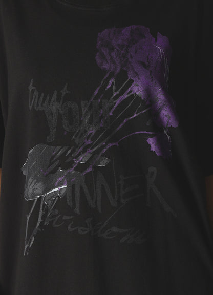 JERSEY ROSE AND HANDS T-SHIRT