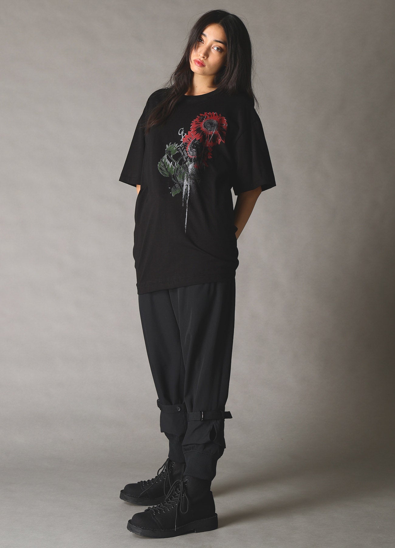 JERSEY SUNFLOWER T-SHIRT – THE SHOP YOHJI YAMAMOTO