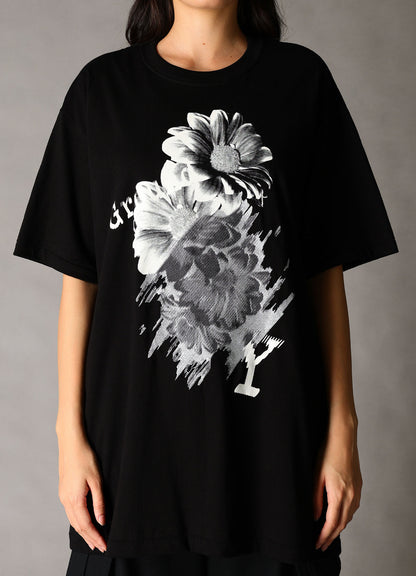 JERSEY FLOWER T-SHIRT