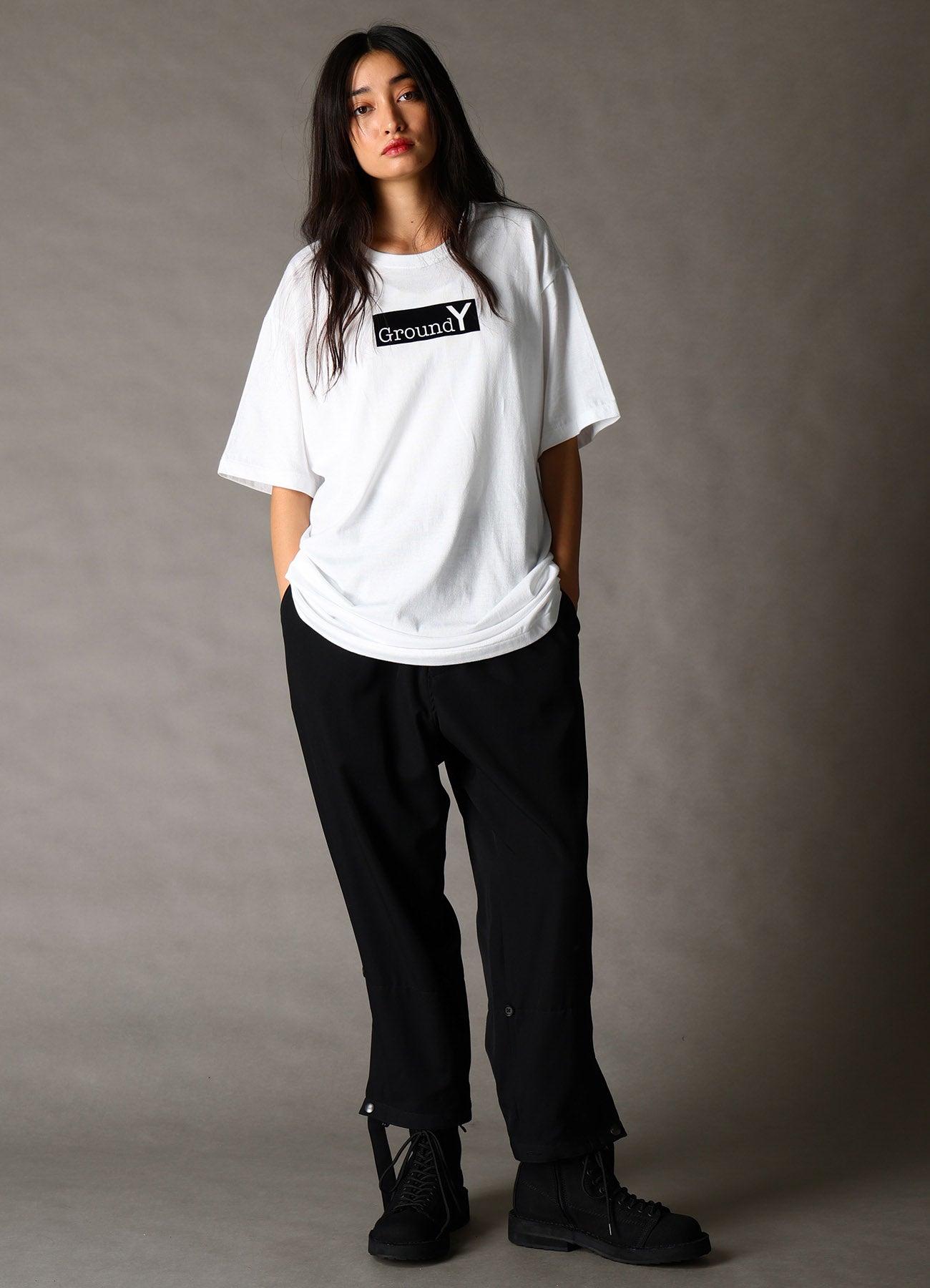 JERSEY FLOCKY BOX LOGO T-SHIRT