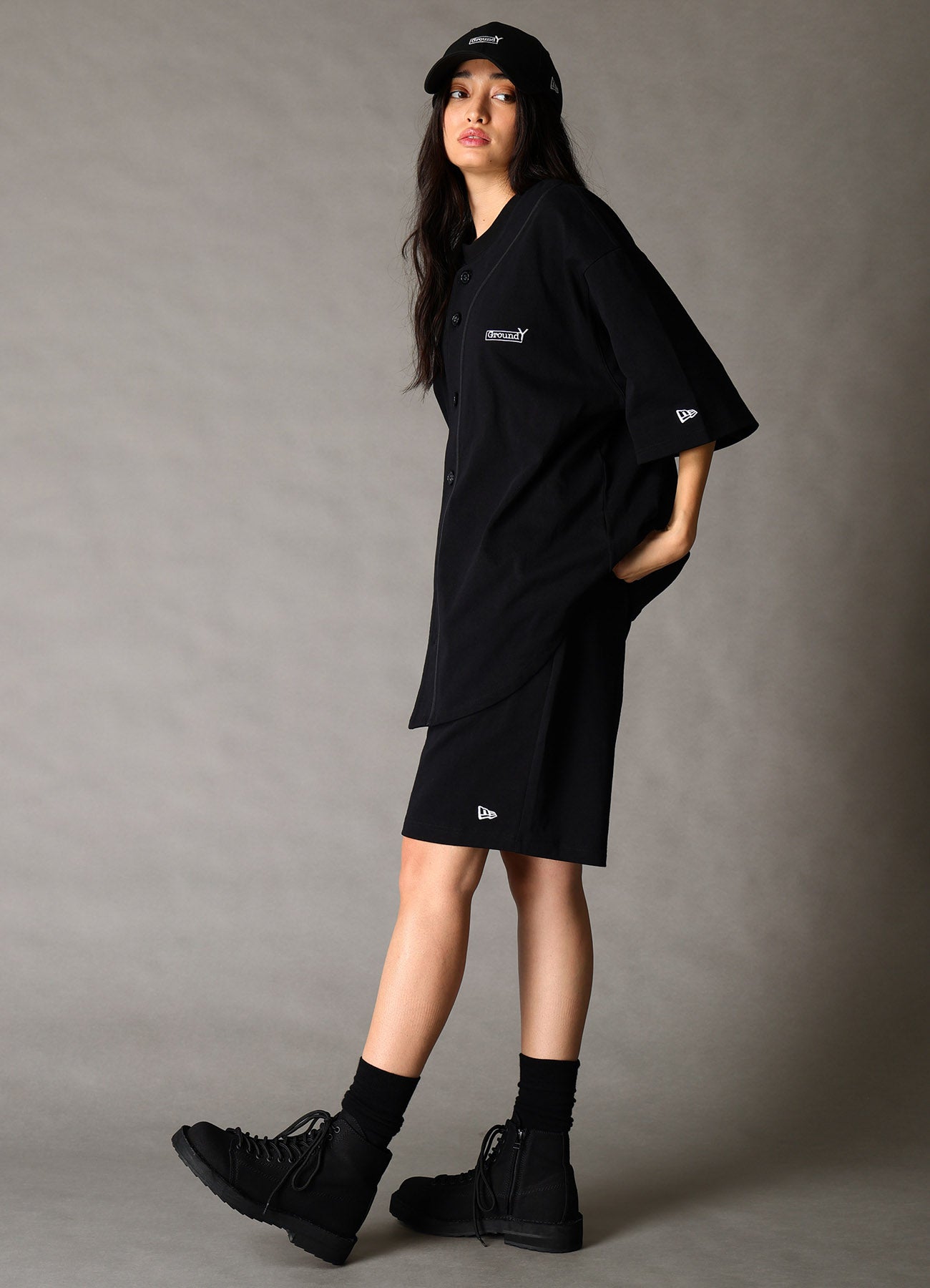Ground Y×NEW ERA Ground Y BACK LOGO BASE BALL SHIRT – THE SHOP