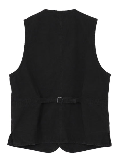 COTTON RIP PRODUCT PIGMENT DYED PIPING VEST