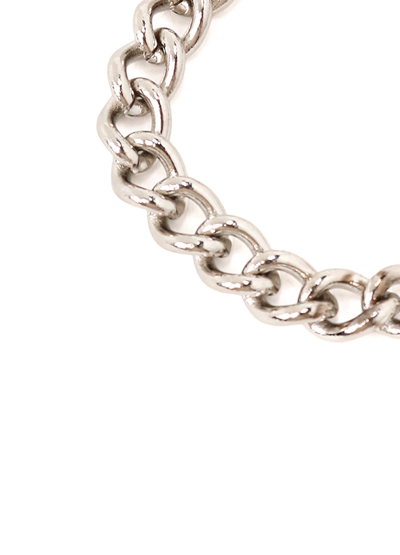 BRASS CHAIN BRACELET WOOL PIN
