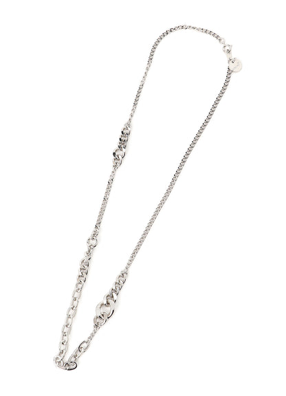BRASS MIXED CHAIN NECKLACE