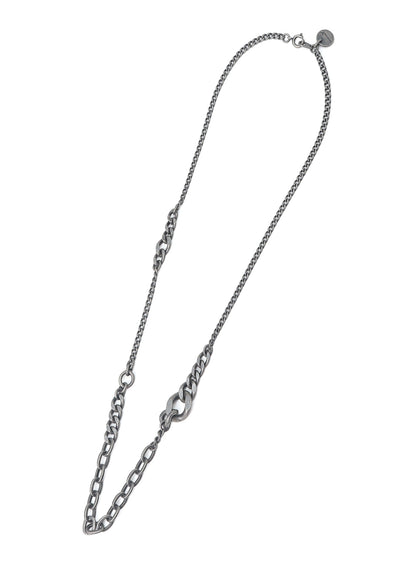 BRASS MIXED CHAIN NECKLACE