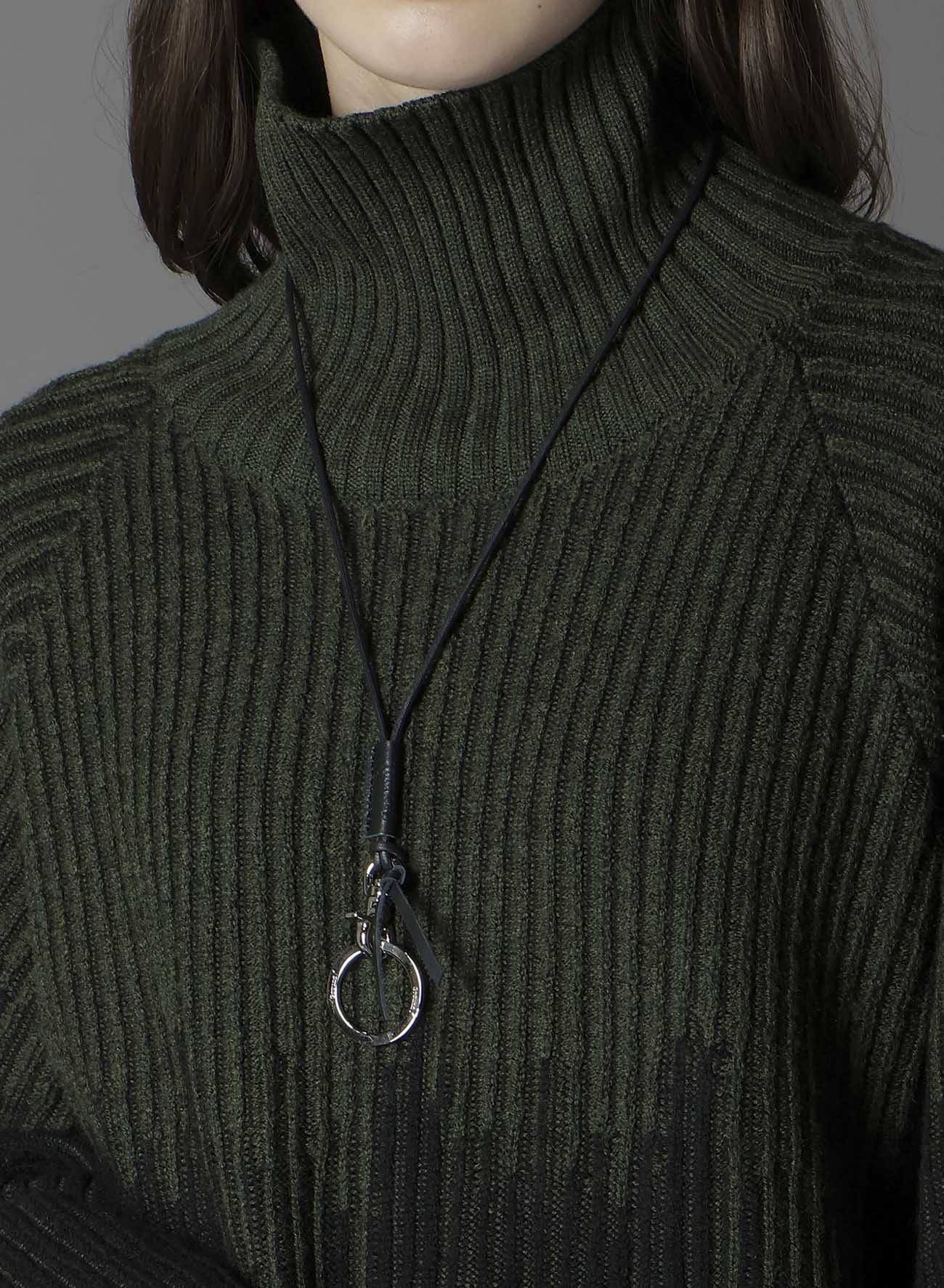 BRASS GLASS HOLDER NECKLACE