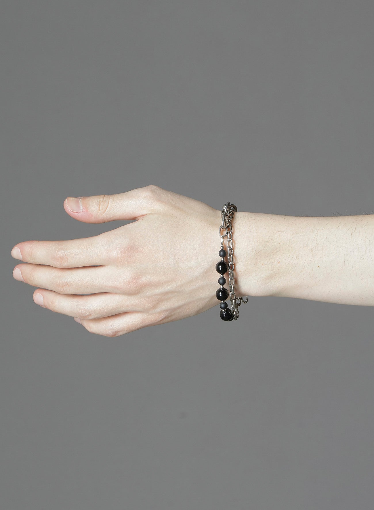 BRASS BEADS CHAIN BRACELET A