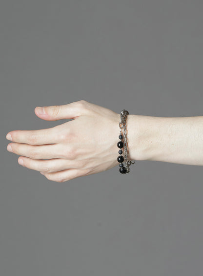 BRASS BEADS CHAIN BRACELET A
