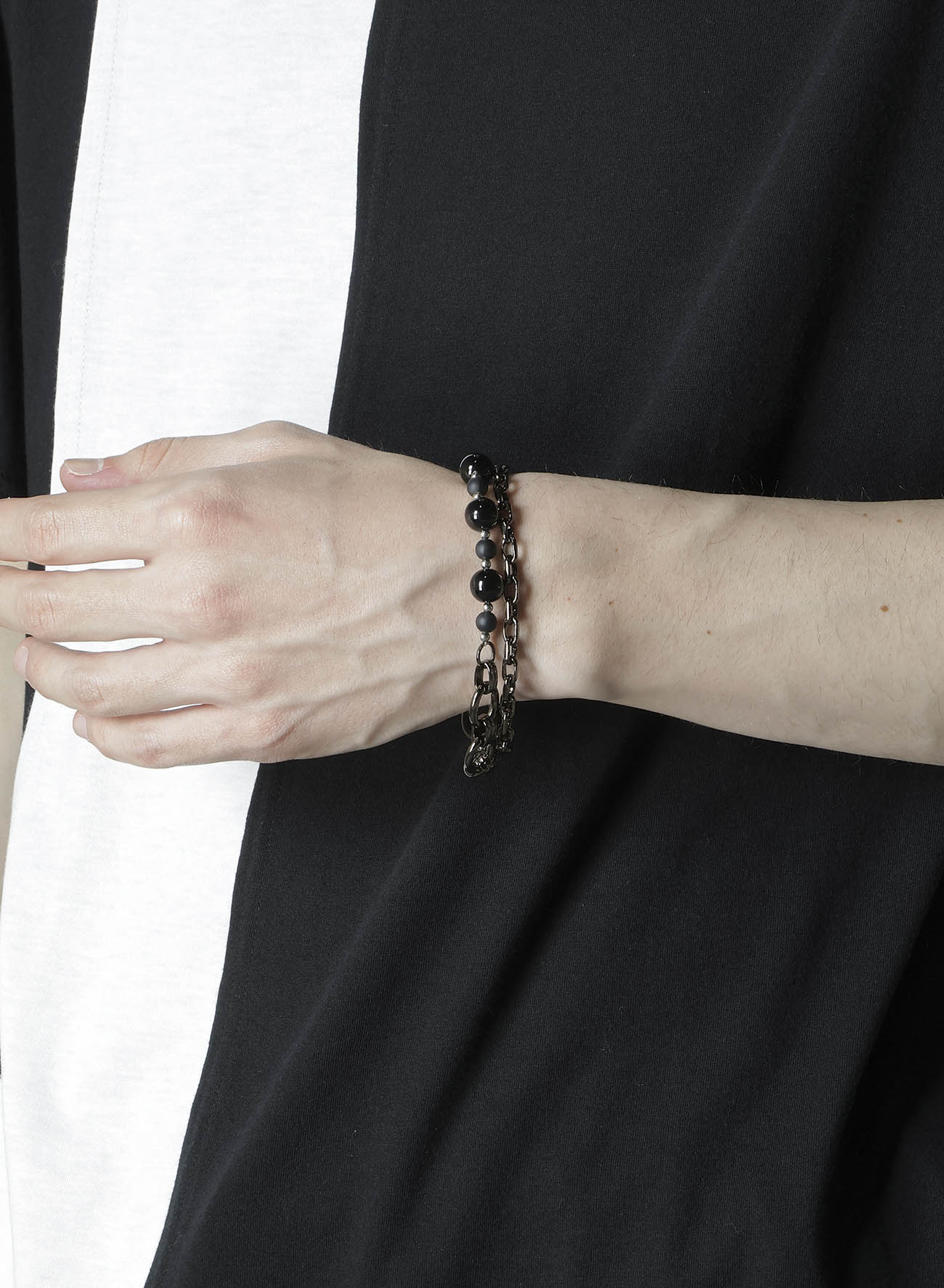BRASS BEADS CHAIN BRACELET A